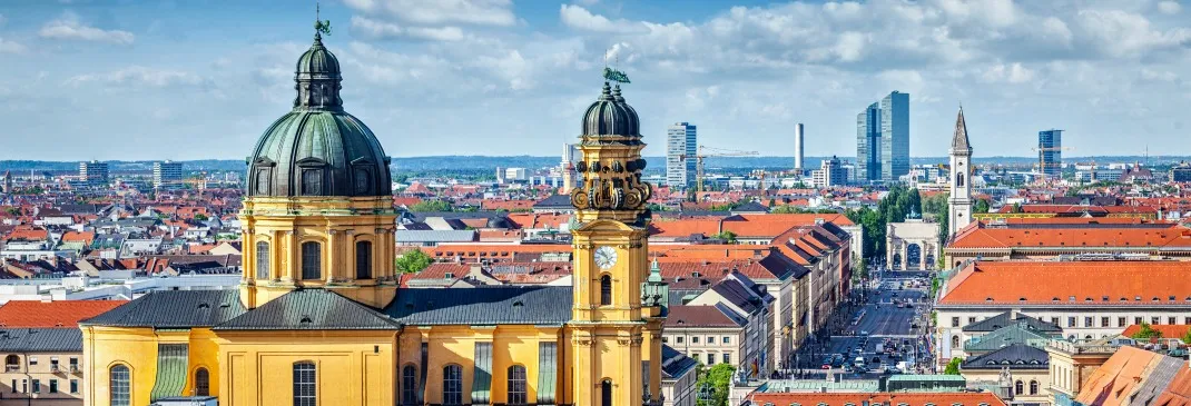 Blick über die Dächer Münchens